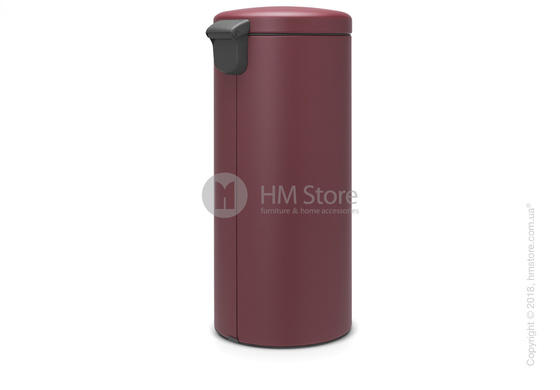 Ведро для мусора Brabantia Pedal Bin NewIcon Luxury 30 л, Mineral Windsor Red