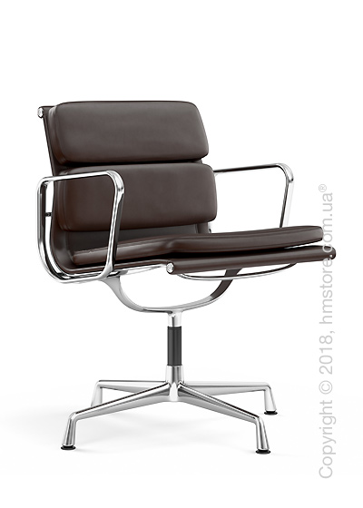 Кресло Vitra Soft Pad Chair EA 207, Leather Marron Brown