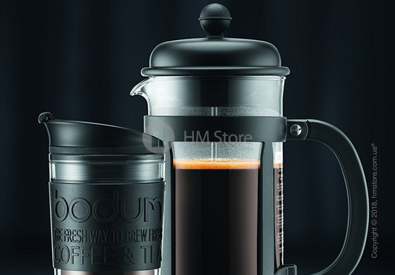 Кофейник френч-пресс Bodum Java 1 л, Black