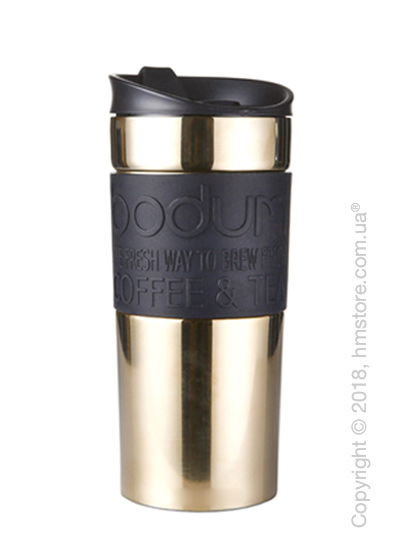 Термокружка Bodum Travel Mug Gold 350 мл, Black