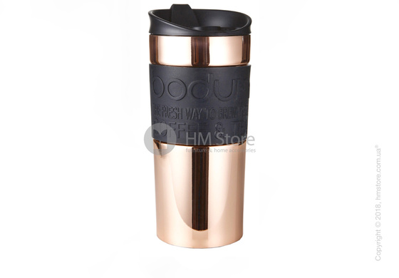 Термокружка Bodum Travel Mug Copper 350 мл, Black