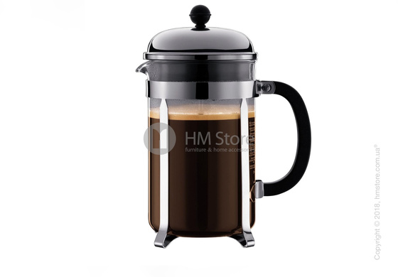 Кофейник френч-пресс Bodum Chambord 1,5 л, Chrome