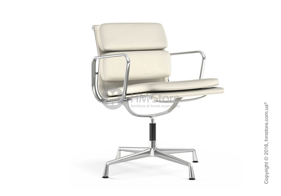 Кресло Vitra Soft Pad Chair EA 207, Leather Snow White