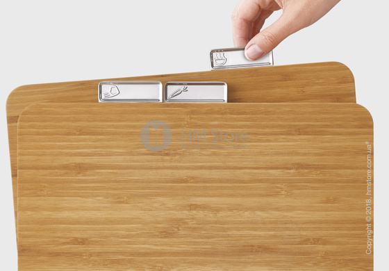 Набор разделочных досок на подставке Joseph Joseph Index Bamboo
