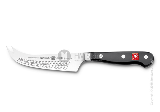 Нож для сыра Wusthof Cheese knife коллекция Classic, 14 см, Black  Нож для сыра Wusthof Cheese knife коллекция Classic, 14 см, Black