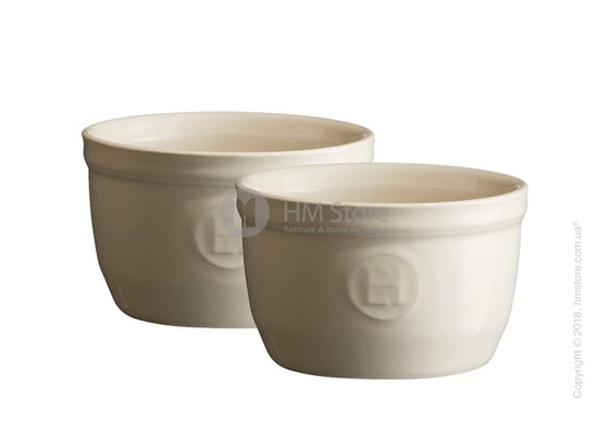 Набор рамекинов для выпечки керамических 9 x 9 см Emile Henry Ovenware, Clay