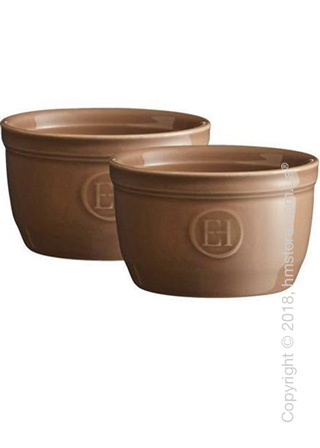 Набор рамекинов для выпечки керамических 10,5 x 10,5 см Emile Henry Ovenware, Oak