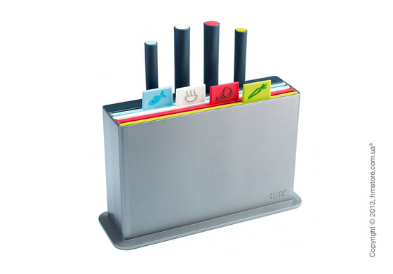 Набор досок и ножей на подставке Joseph Joseph Index Advance with knives, 8 шт.