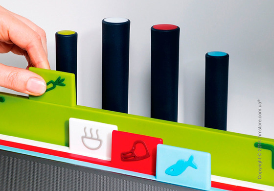 Набор досок и ножей на подставке Joseph Joseph Index Advance with knives, 8 шт.