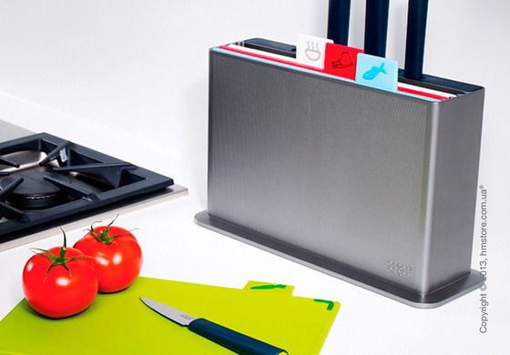 Набор досок и ножей на подставке Joseph Joseph Index Advance with knives, 8 шт.