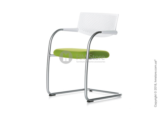 Кресло Vitra Visavis 2 Chair soft light back, Plano Avocado 