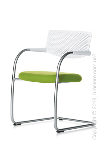 Кресло Vitra Visavis 2 Chair soft light back, Plano Avocado