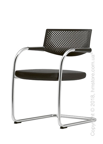 Кресло Vitra Visavis 2 Chair basic dark back, Plano Nero