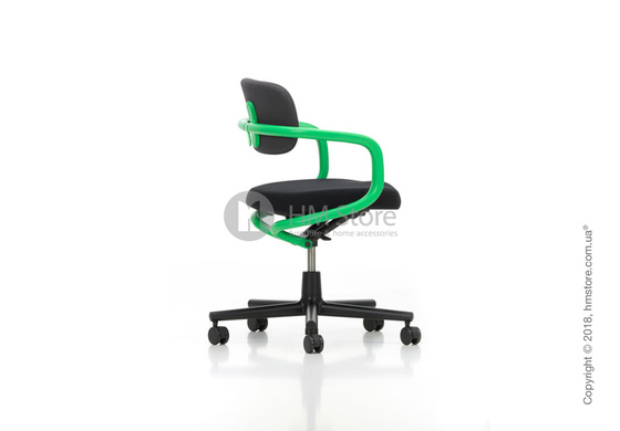 Кресло Vitra Allstar, Volo Black and Signal Green Кресло Vitra Allstar, Volo Black and Signal Green