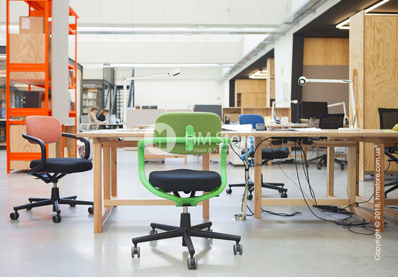 Кресло Vitra Allstar, Volo Black and Aquamarine