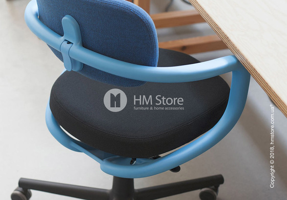 Кресло Vitra Allstar, Volo Black and Aquamarine