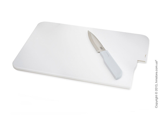 Доска с ножом Joseph Joseph Slice & Store, Белая