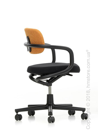 Кресло Vitra Allstar, Volo Canola and Deep Black