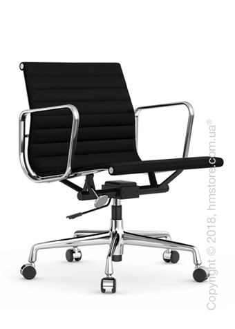 Кресло Vitra Aluminium Chair EA 117, Fabric Nero