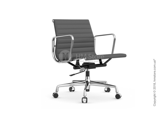 Кресло Vitra Aluminium Chair EA 117, Fabric Dark Grey