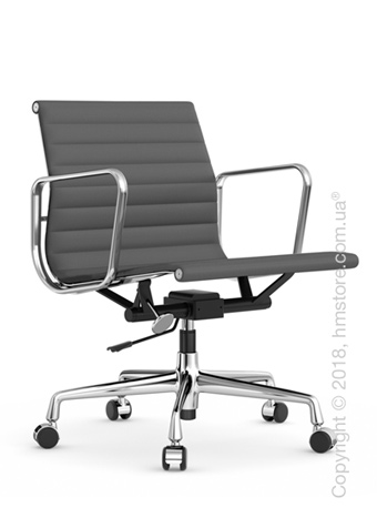 Кресло Vitra Aluminium Chair EA 117, Fabric Dark Grey