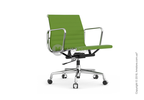 Кресло Vitra Aluminium Chair EA 117, Fabric Grass Green Forest
