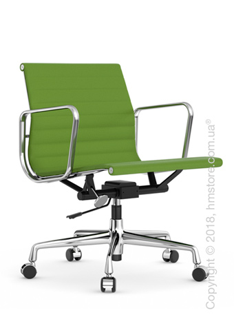 Кресло Vitra Aluminium Chair EA 117, Fabric Grass Green Forest
