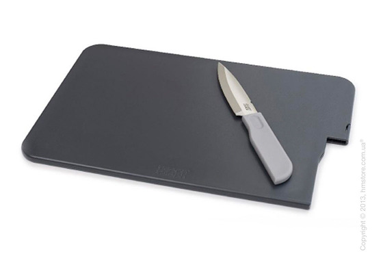 Доска с ножом Joseph Joseph Slice & Store, Черная