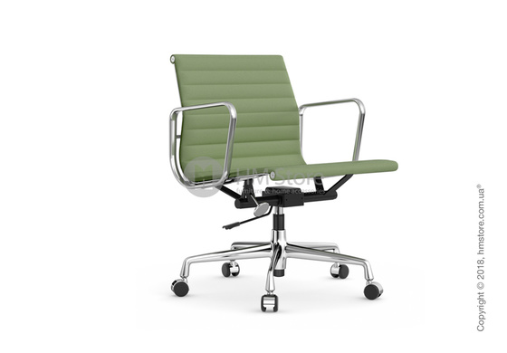 Кресло Vitra Aluminium Chair EA 117, Fabric Ivory Forest Кресло Vitra Aluminium Chair EA 117, Fabric Ivory Forest