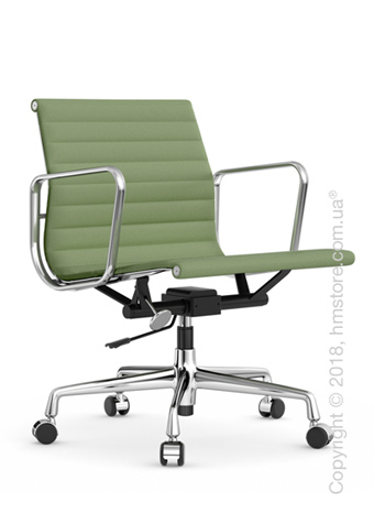 Кресло Vitra Aluminium Chair EA 117, Fabric Ivory Forest