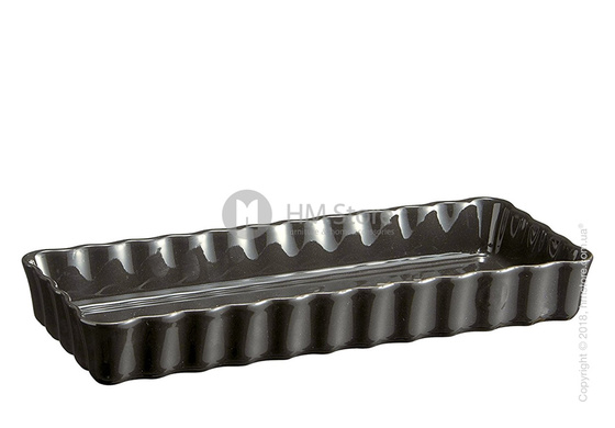 Форма для выпечки прямоугольная Emile Henry Ovenware 15 х 36 см, Charcoal