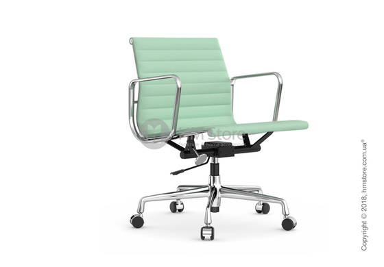Кресло Vitra Aluminium Chair EA 117, Fabric Mint Ivory