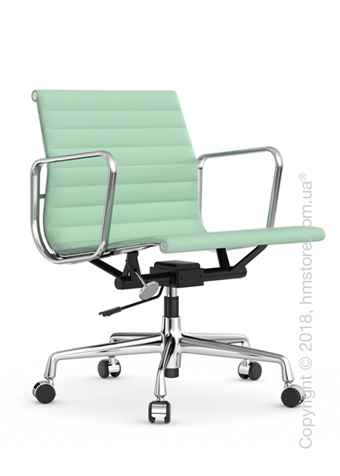 Кресло Vitra Aluminium Chair EA 117, Fabric Mint Ivory