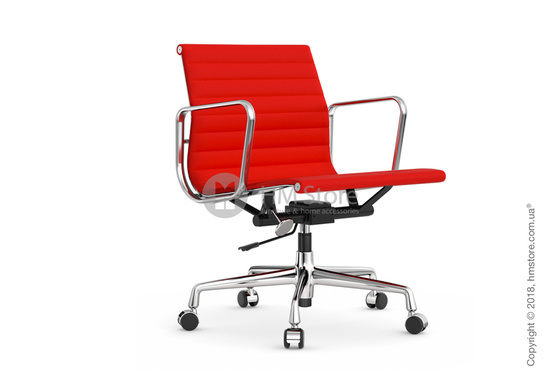 Кресло Vitra Aluminium Chair EA 117, Fabric Red Poppy Red
