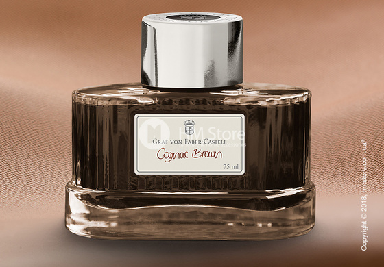 Чернила Graf von Faber-Castell для перьевых ручек, Cognac Brown Чернила Graf von Faber-Castell для перьевых ручек, Cognac Brown