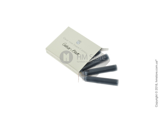 Набор сменных картриджей Graf von Faber-Castell для перьевой ручки, 6 предметов, Carbon Black Набор сменных картриджей Graf von Faber-Castell для перьевой ручки, 6 предметов, Carbon Black