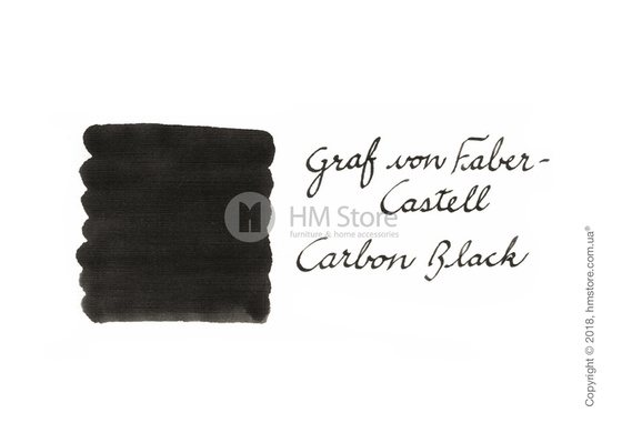 Набор сменных картриджей Graf von Faber-Castell для перьевой ручки, 6 предметов, Carbon Black