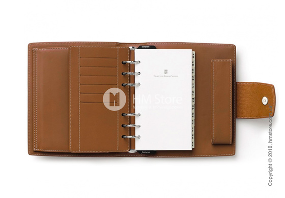 Органайзер Graf von Faber-Castell Personal Agenda No. 1, Cognac Grained Leather 