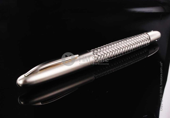 Ручка перьевая Porsche Design серия TecFlex, коллекция Stainless Steel