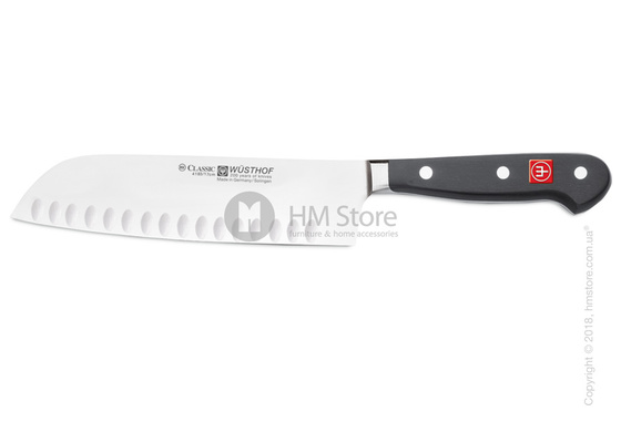 Нож Wüsthof Santoku knife коллекция Classic, 17 см, Black Нож Wüsthof Santoku knife коллекция Classic, 17 см, Black