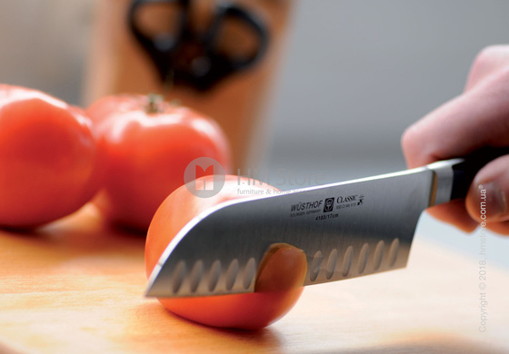 Нож Wüsthof Santoku knife коллекция Classic, 17 см, Black Нож Wüsthof Santoku knife коллекция Classic, 17 см, Black