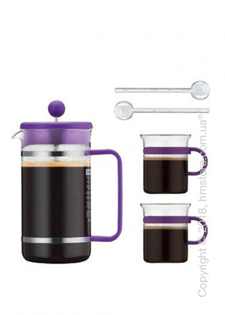 Набор кофейный Bodum Bistro Set, 5 предметов, Purple