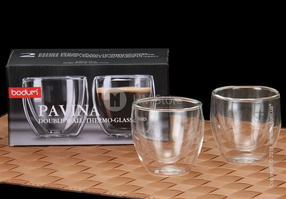 Набор термостаканов Bodum Pavina 80 мл на 2 персоны