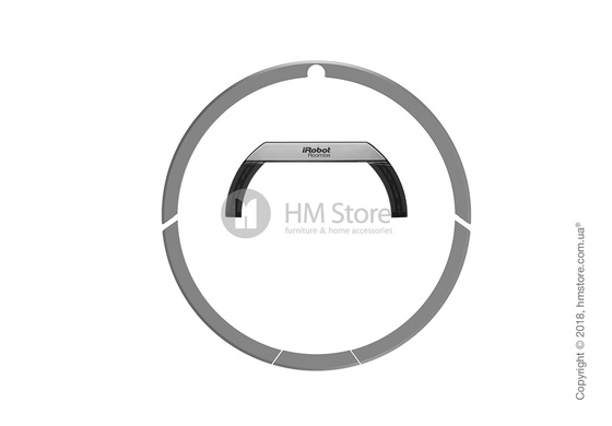 Декоративные накладки и ручка для iRobot Roomba 870, 871, 880 и 886, Grey