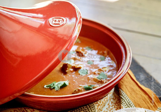 Тажин керамический Emile Henry Cookware Flame 2 л, Brick Тажин керамический Emile Henry Cookware Flame 2 л, Brick