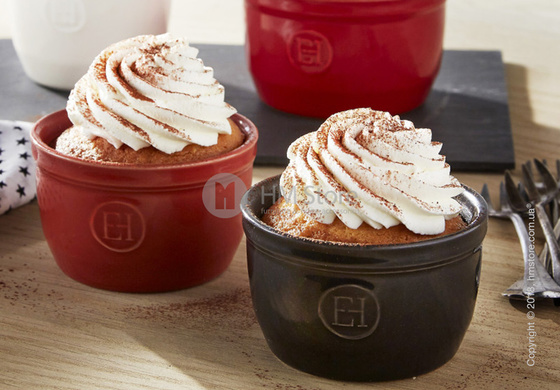 Рамекин для выпечки керамический 9 x 9 см Emile Henry Ovenware, Brick