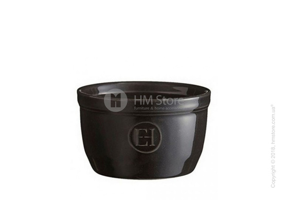Рамекин для выпечки керамический 9 x 9 см Emile Henry Ovenware, Charcoal