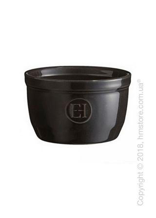 Рамекин для выпечки керамический 9 x 9 см Emile Henry Ovenware, Charcoal