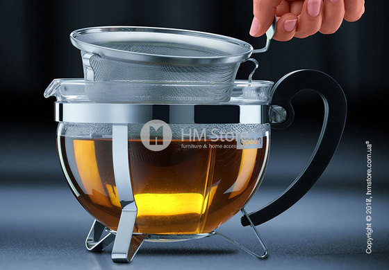 Чайник заварочный Bodum Chambord 1,3 л, Chrome