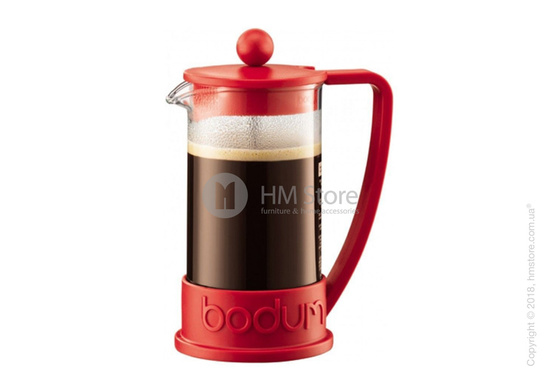 Кофейник френч-пресс Bodum Brazil 350 мл, Red Кофейник френч-пресс Bodum Brazil 350 мл, Red